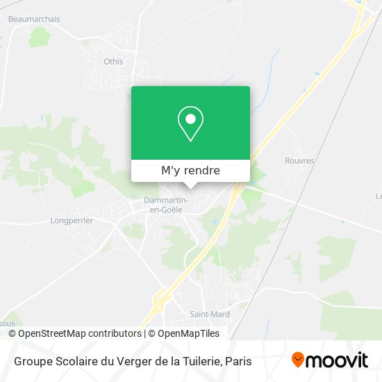 Groupe Scolaire du Verger de la Tuilerie plan