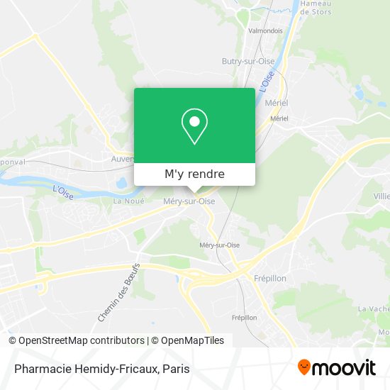 Pharmacie Hemidy-Fricaux plan