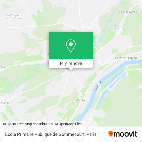 École Primaire Publique de Gommecourt plan