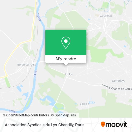 Association Syndicale du Lys-Chantilly plan