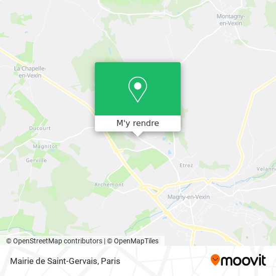 Mairie de Saint-Gervais plan