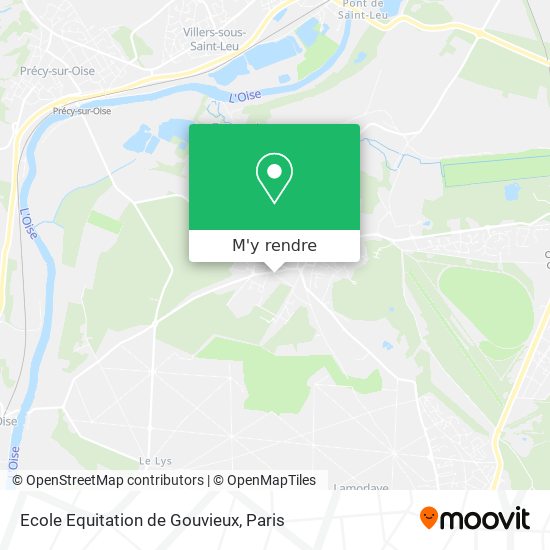 Ecole Equitation de Gouvieux plan