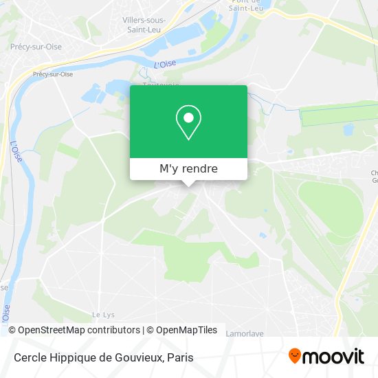 Cercle Hippique de Gouvieux plan