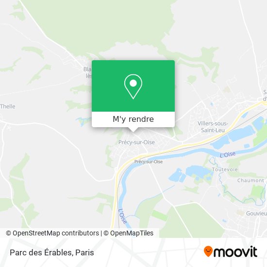 Parc des Érables plan