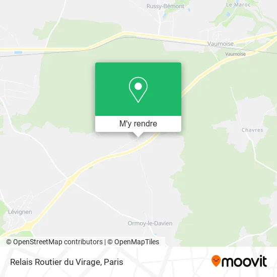Relais Routier du Virage plan