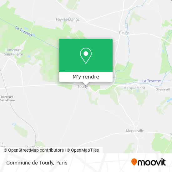Commune de Tourly plan