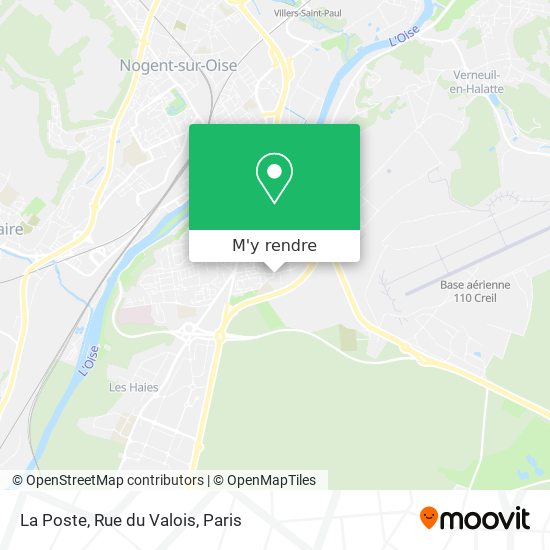 La Poste, Rue du Valois plan