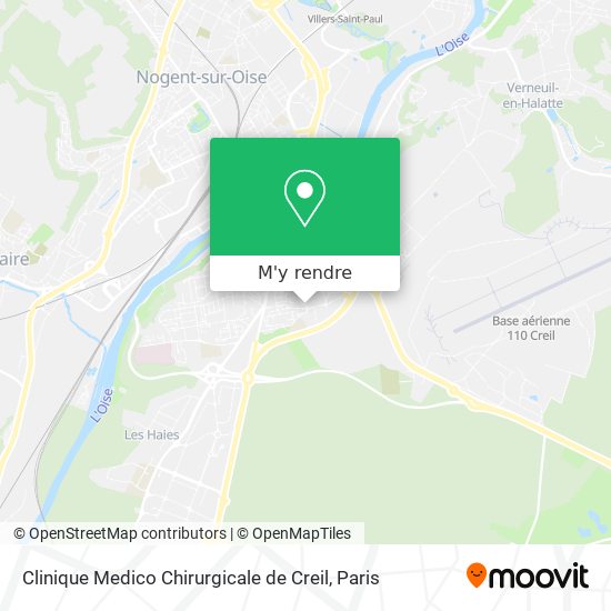 Clinique Medico Chirurgicale de Creil plan