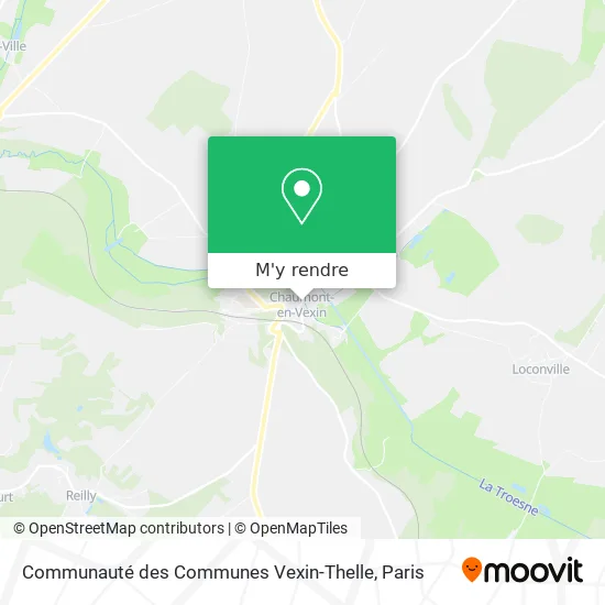 Communauté des Communes Vexin-Thelle plan