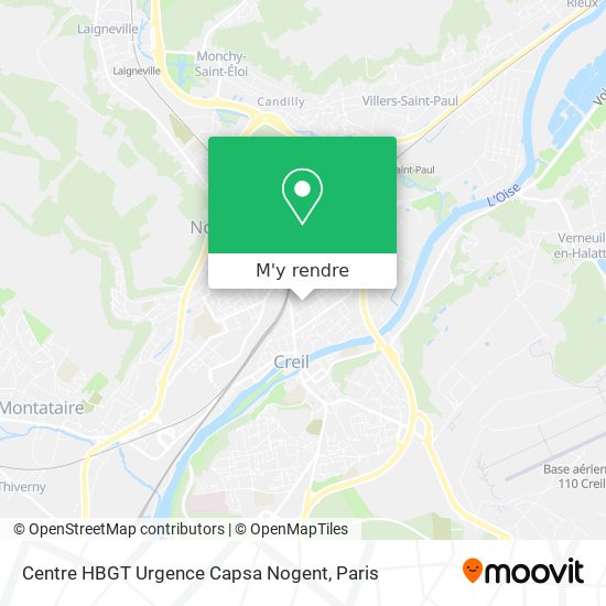 Centre HBGT Urgence Capsa Nogent plan