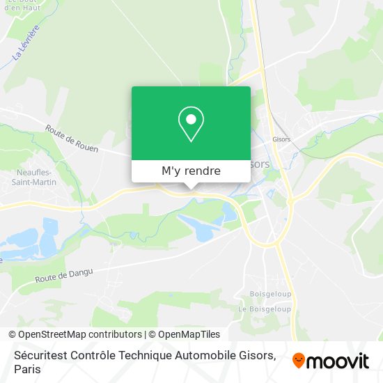 Sécuritest Contrôle Technique Automobile Gisors plan