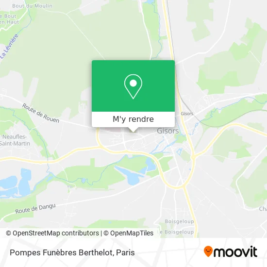 Pompes Funèbres Berthelot plan