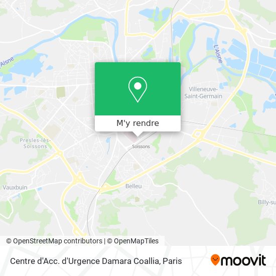 Centre d'Acc. d'Urgence Damara Coallia plan
