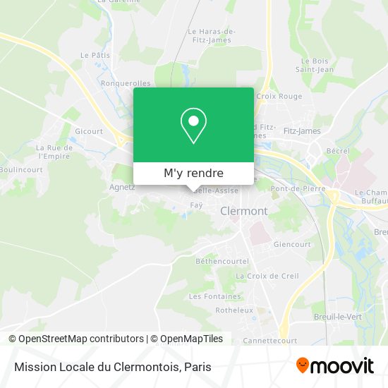 Mission Locale du Clermontois plan