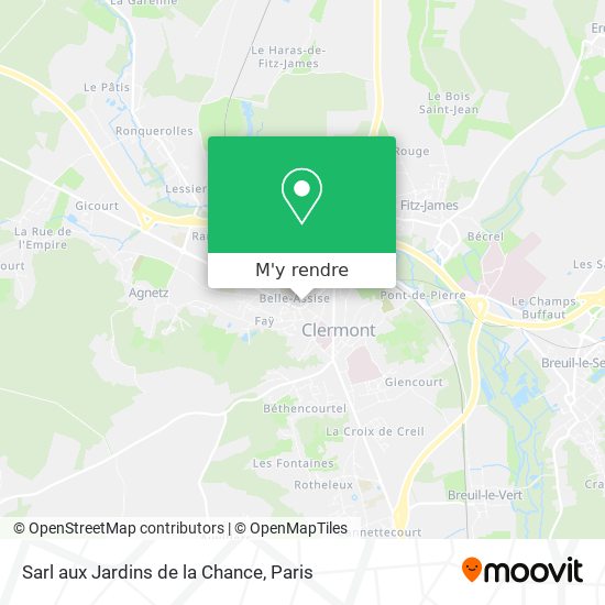 Sarl aux Jardins de la Chance plan