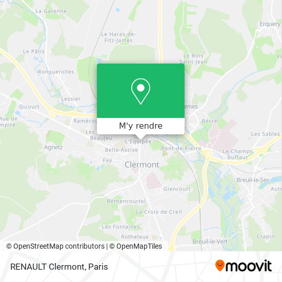 RENAULT Clermont plan