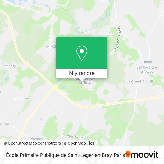 École Primaire Publique de Saint-Léger-en-Bray plan