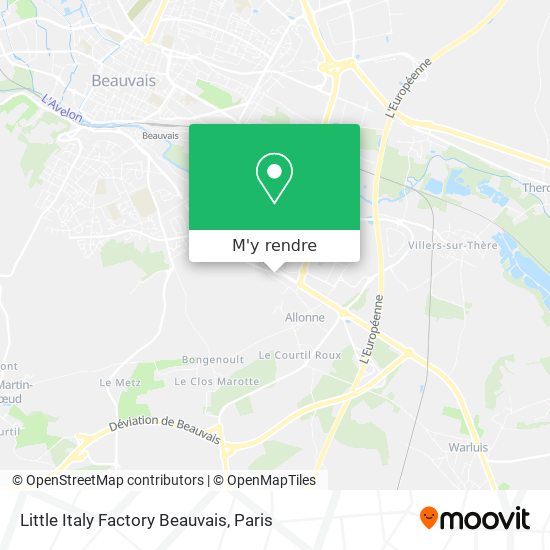 Little Italy Factory Beauvais plan