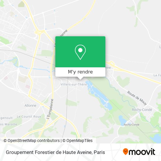 Groupement Forestier de Haute Aveine plan