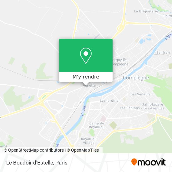 Le Boudoir d'Estelle plan