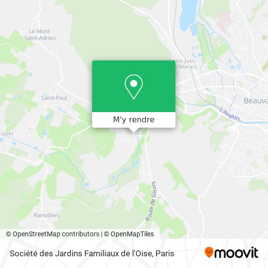 Société des Jardins Familiaux de l'Oise plan