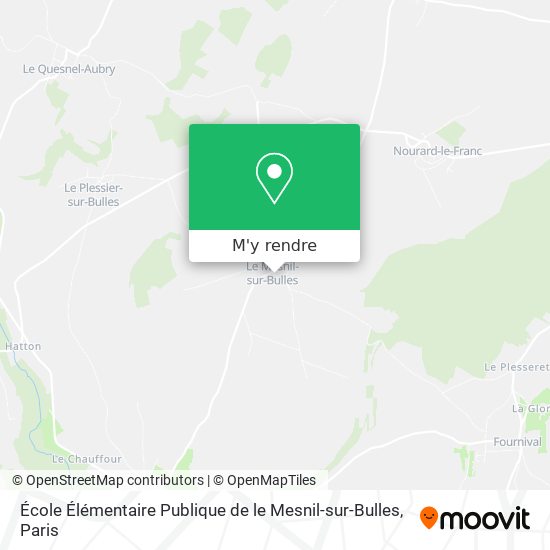 École Élémentaire Publique de le Mesnil-sur-Bulles plan