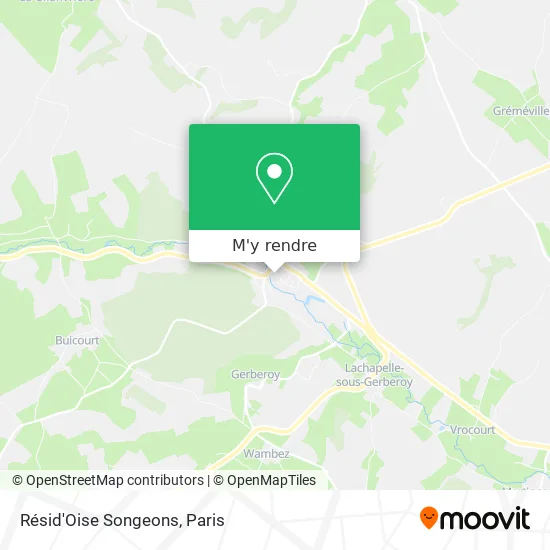 Résid'Oise Songeons plan