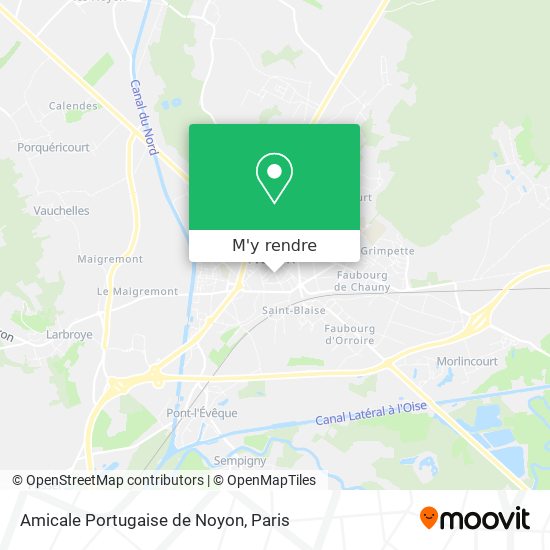 Amicale Portugaise de Noyon plan