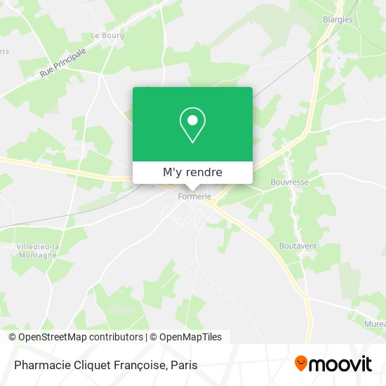 Pharmacie Cliquet Françoise plan