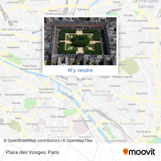Place des Vosges plan