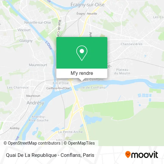 Quai De La Republique - Conflans plan