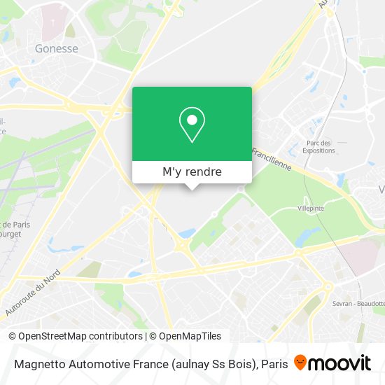 Magnetto Automotive France (aulnay Ss Bois) plan
