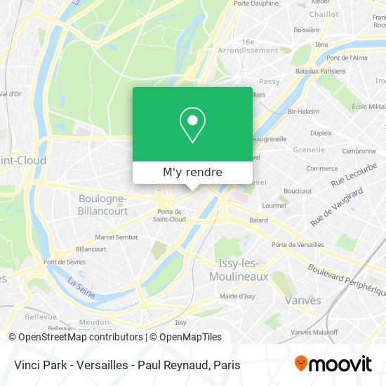 Vinci Park - Versailles - Paul Reynaud plan