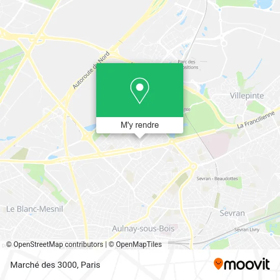 Marché des 3000 plan