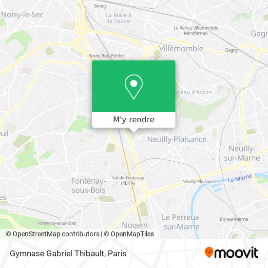 Gymnase Gabriel Thibault plan