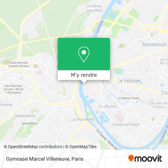 Gymnase Marcel Villeneuve plan