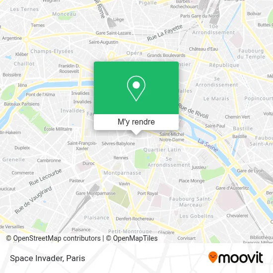 Space Invader plan