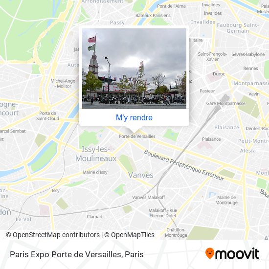 Paris Expo Porte de Versailles plan