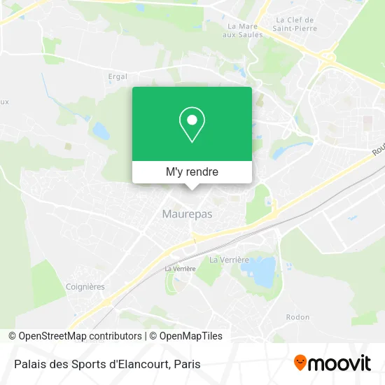 Palais des Sports d'Elancourt plan