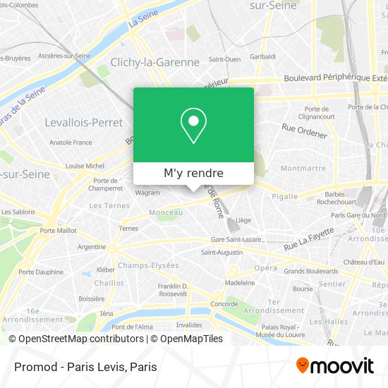 Promod - Paris Levis plan