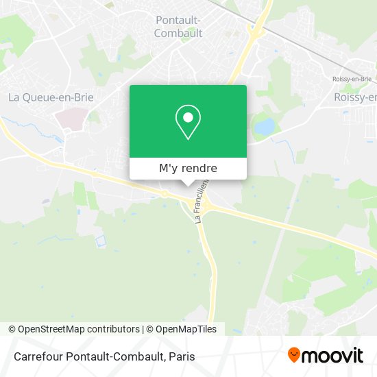 Carrefour Pontault-Combault plan