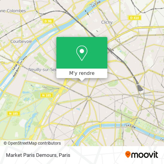 Market Paris Demours plan