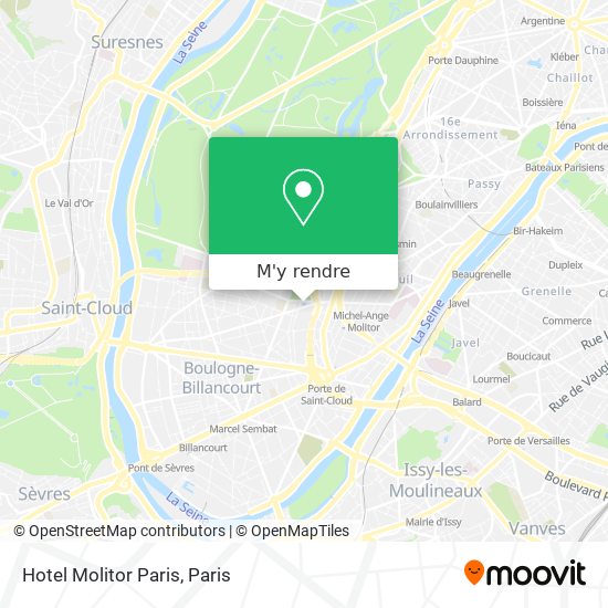 Hotel Molitor Paris plan