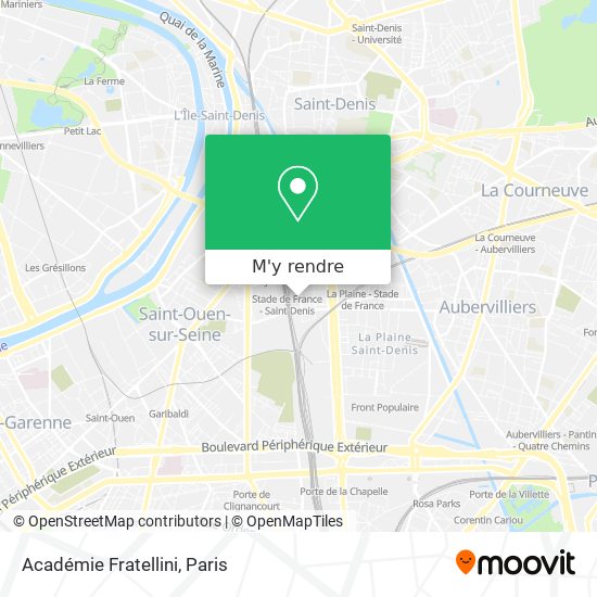 Académie Fratellini plan