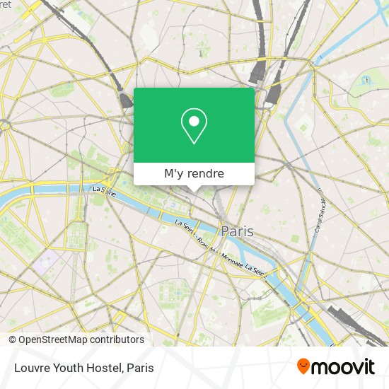 Louvre Youth Hostel plan