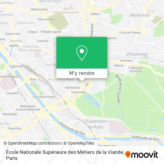 École Nationale Supérieure des Métiers de la Viande plan