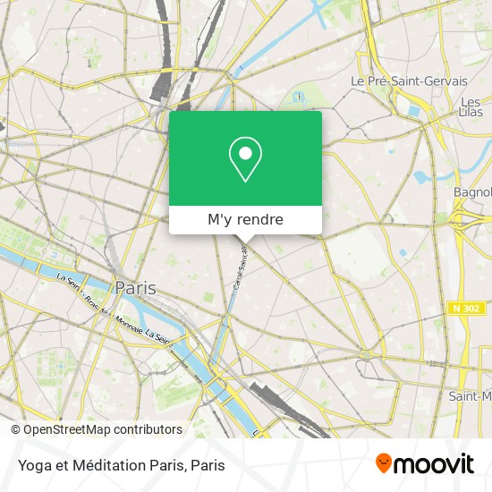 Yoga et Méditation Paris plan