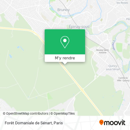 Forêt Domaniale de Sénart plan