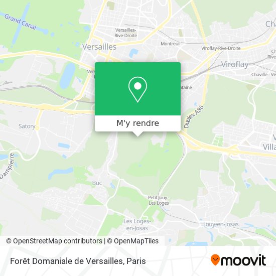 Forêt Domaniale de Versailles plan