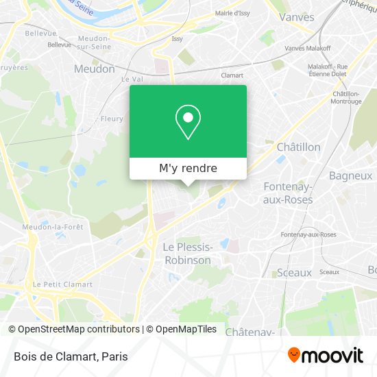 Bois de Clamart plan